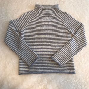 J. Crew | Blue and White Striped Sweater